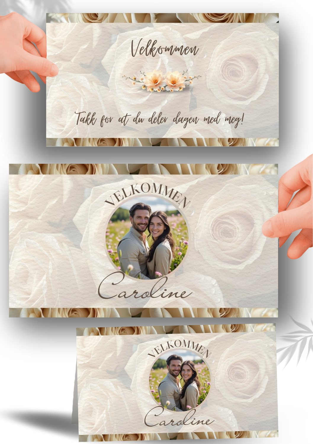 BORDKORT TIL BRYLLUP