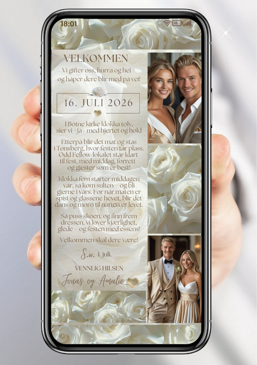 INVITASJON TIL BRYLLUP