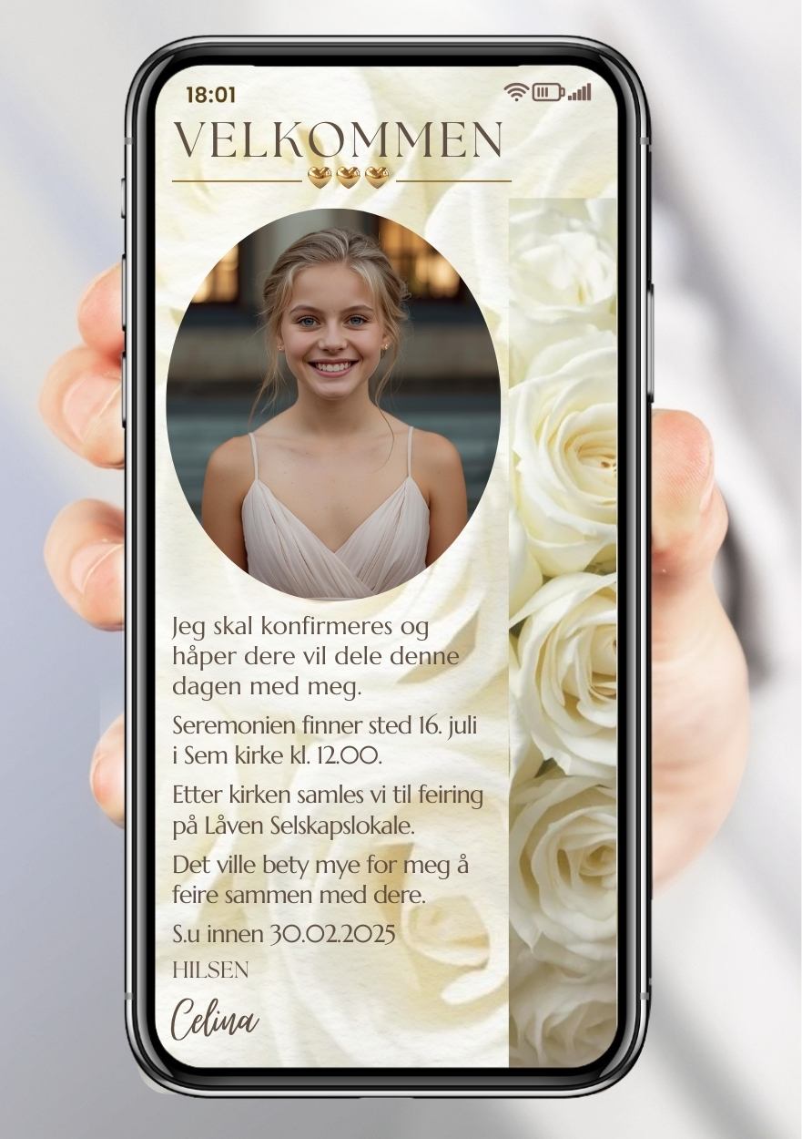 INVITASJON KONFIRMASJON