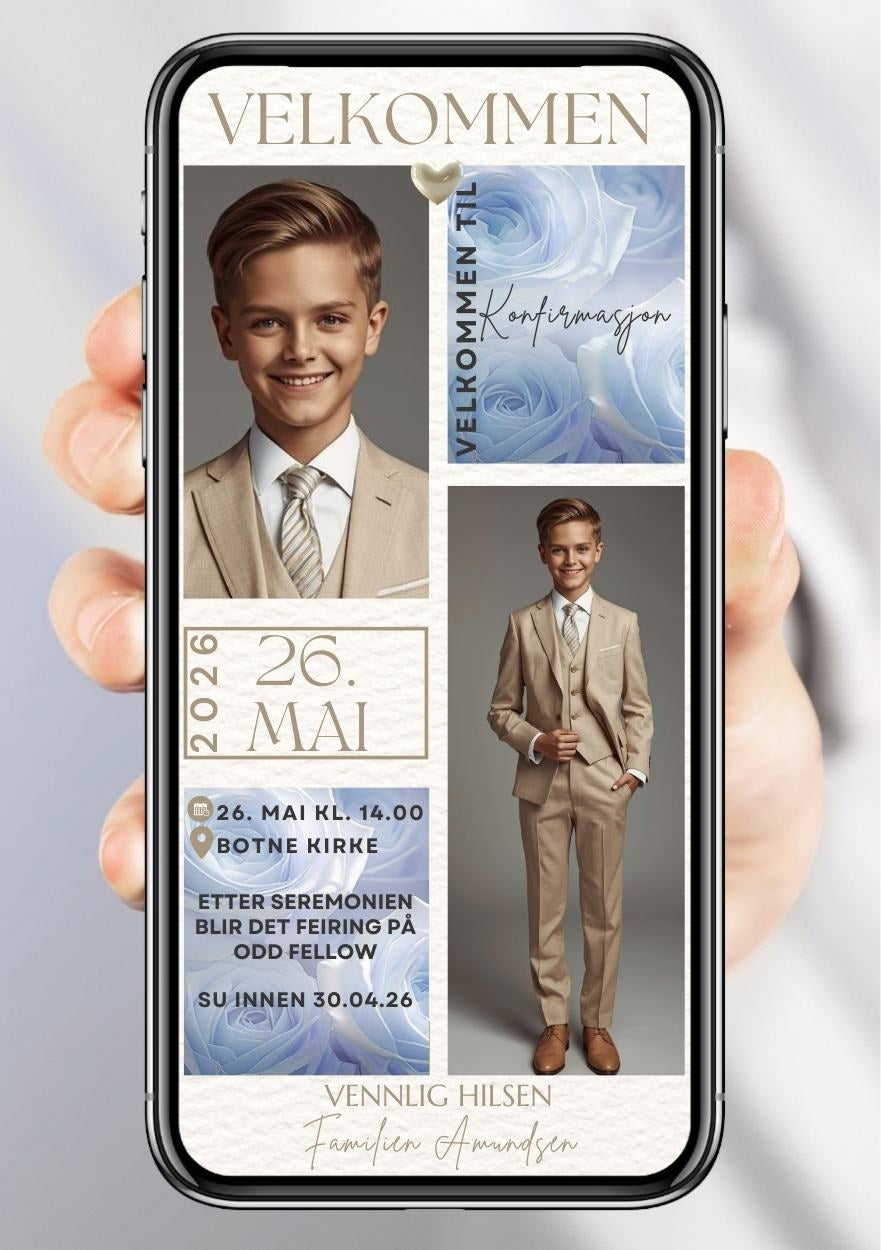 INVITASJON TIL KONFIRMASJON