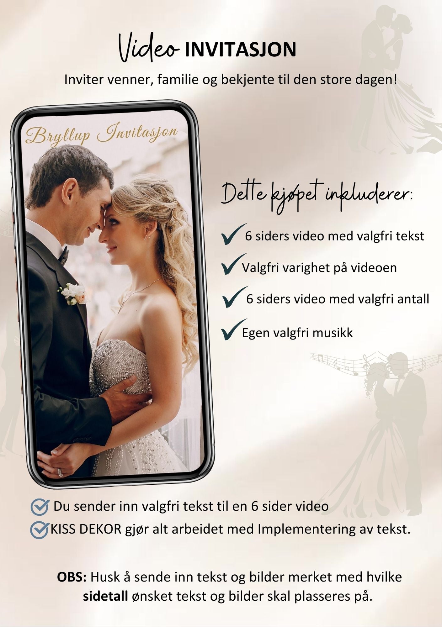 VIDEO INVITASJON BRYLLUP