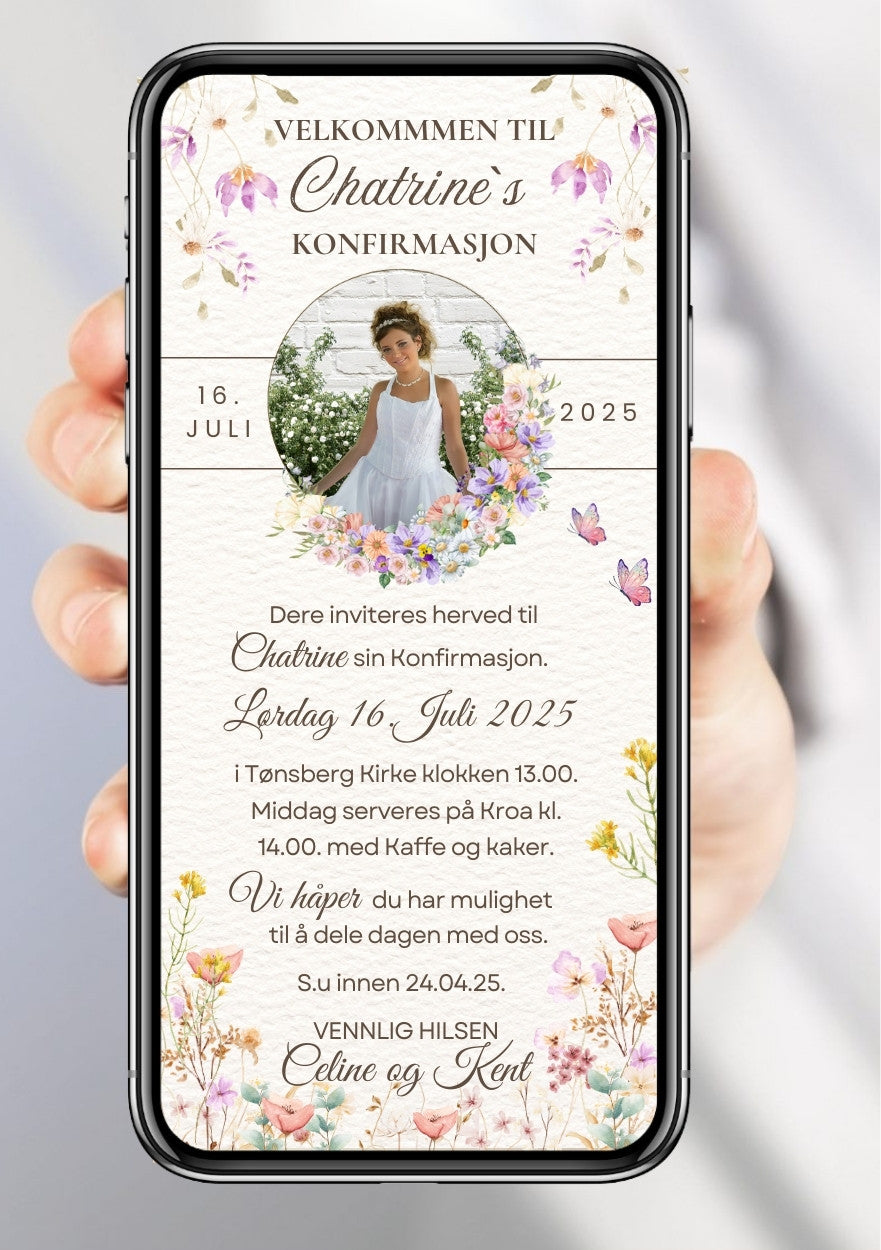 INVITASJON TIL KONFIRMASJON