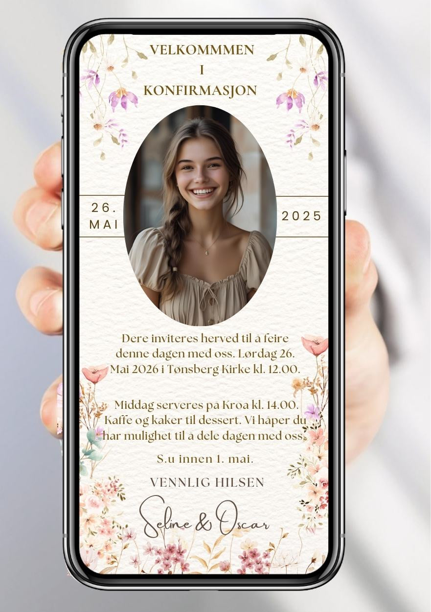 INVITASJON KONFIRMASJON