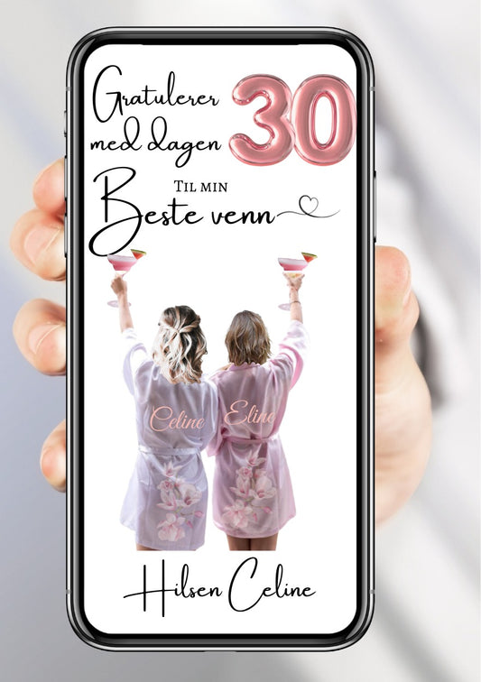 PERSONLIGE BURSDAGSKORT