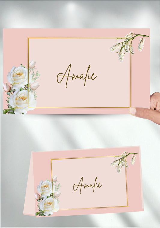 BORDKORT FOR BRYLLUP