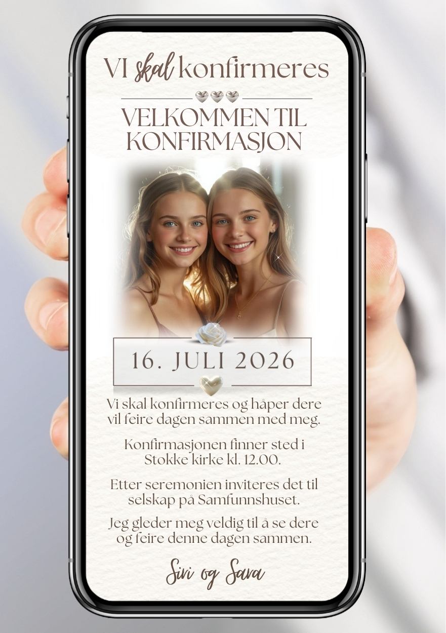 INVITASJON KONFIRMASJON