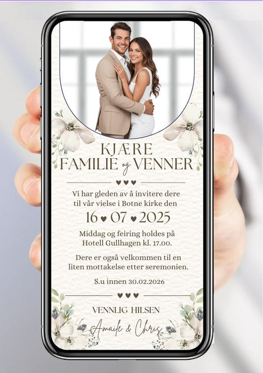 INVITASJON TIL BRYLLUP
