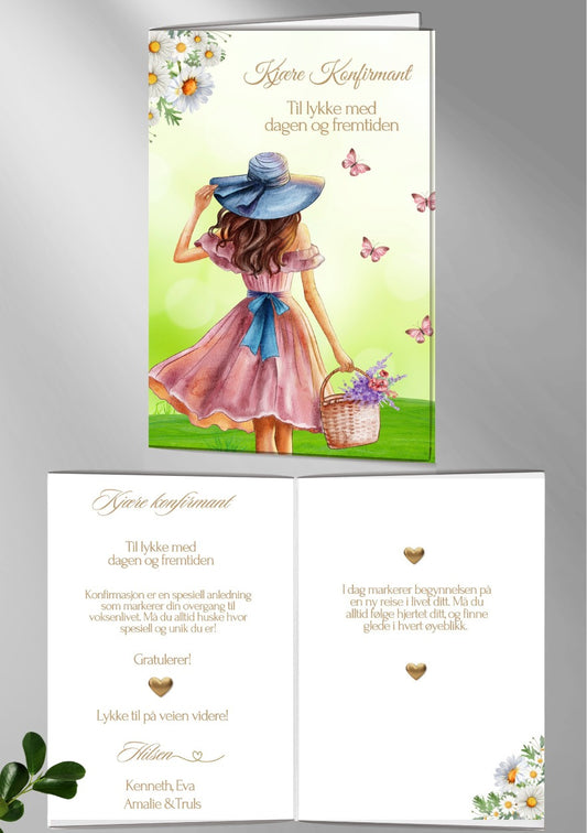 KORT TIL KONFIRMANTEN