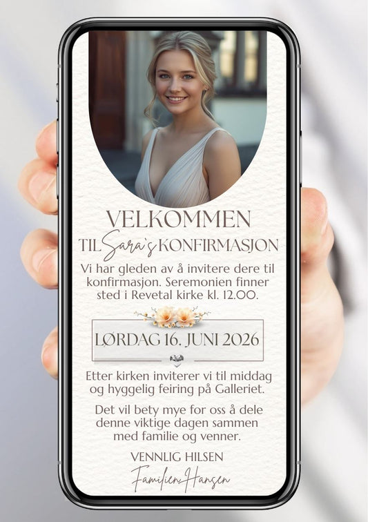 INVITASJON KONFIRMASJON