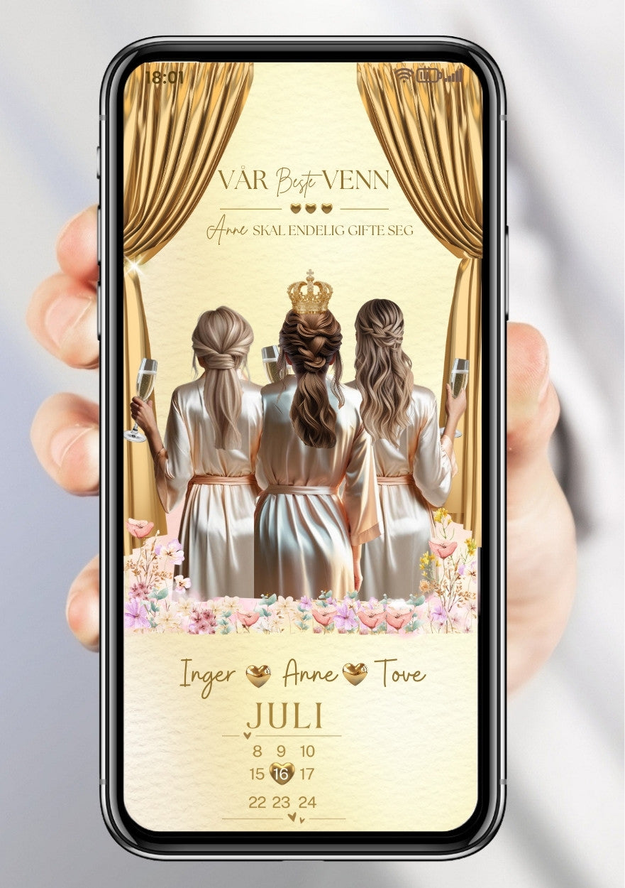 TIL BRUDEN FRA FORLOVER