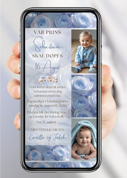 INVITASJON FOR NAVNEFEST OG DÅP
