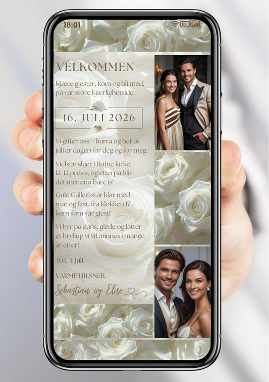 INVITASJON TIL BRYLLUP