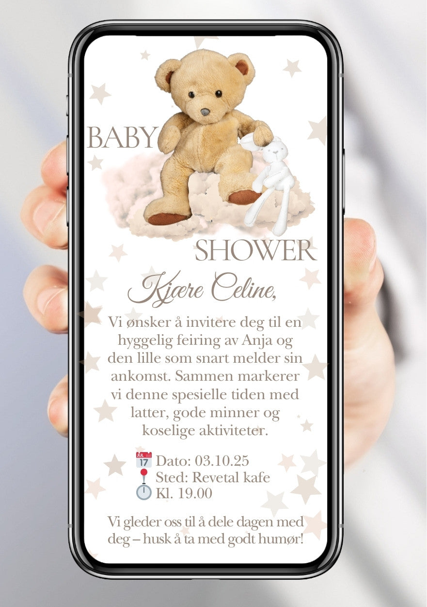 BABYSHOWER INVITASJON