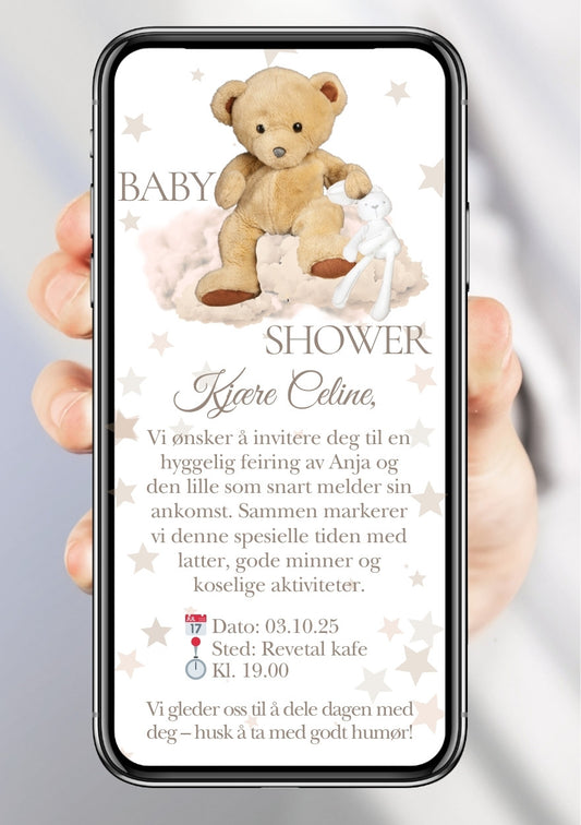 BABYSHOWER INVITASJON