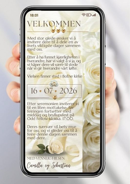 BRYLLUP INVITASJON