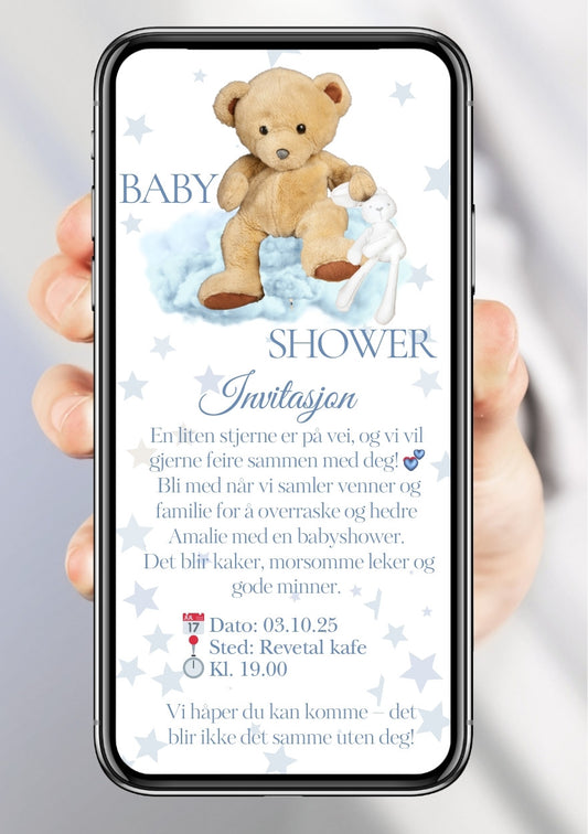 BABYSHOWER INVITASJON