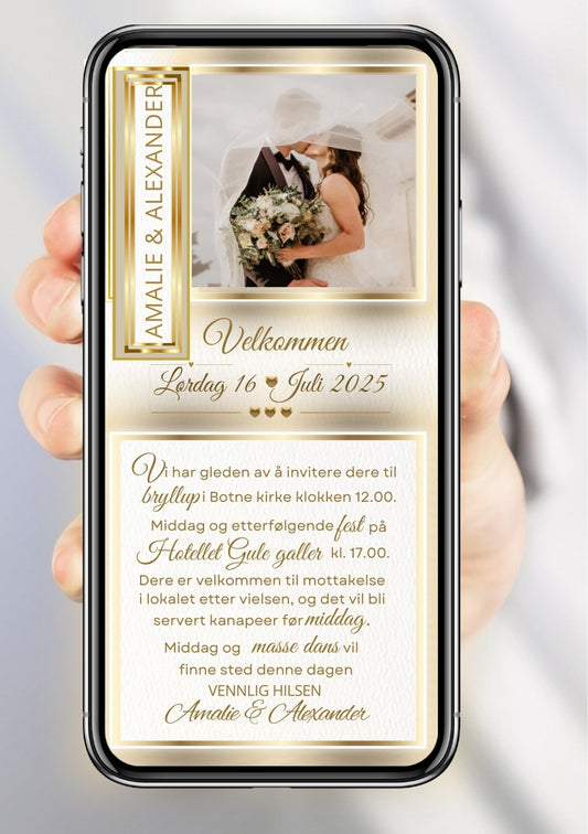 BRYLLUP INVITASJON
