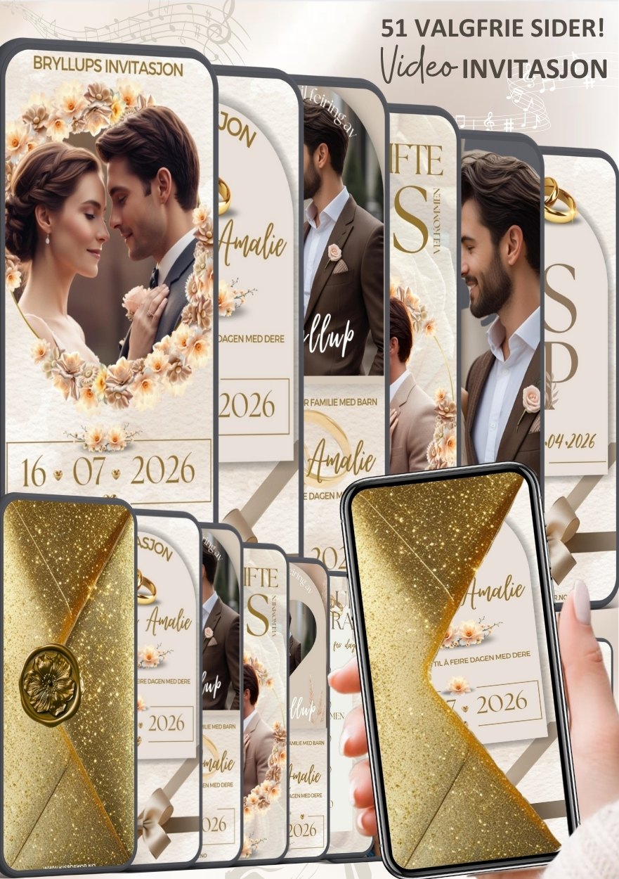 VIDEOINVITASJON BRYLLUP