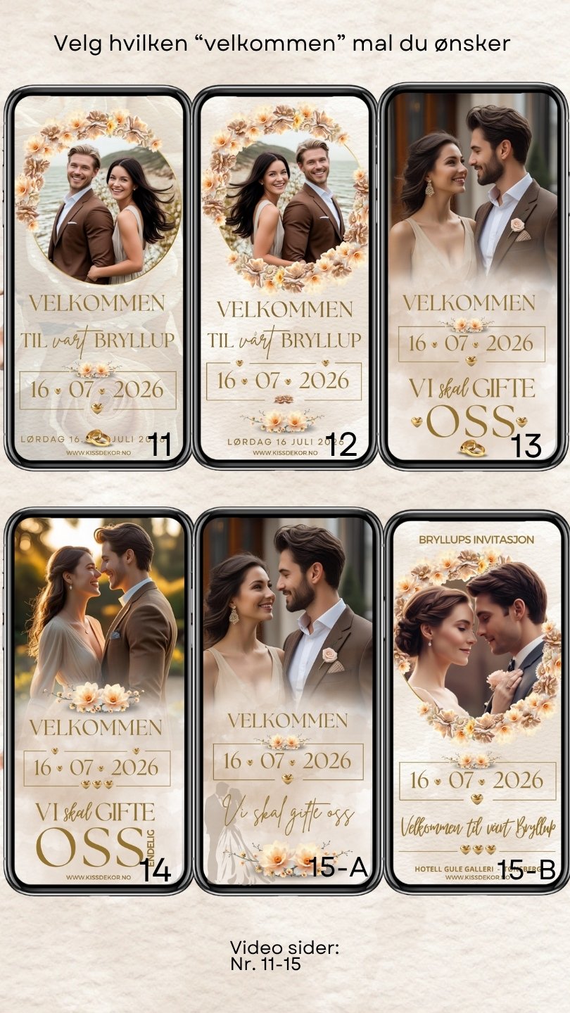 VIDEOINVITASJON BRYLLUP