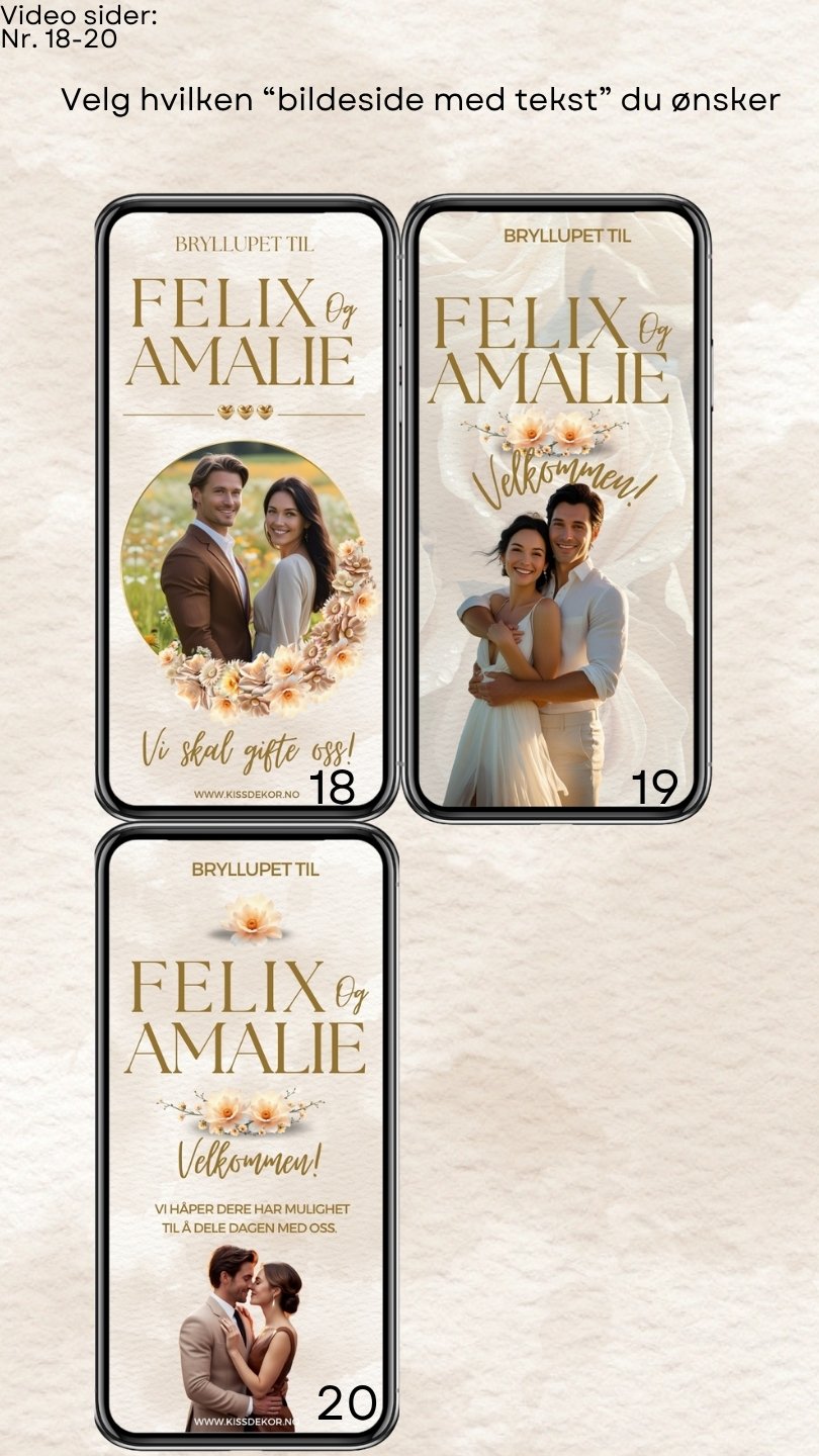 VIDEOINVITASJON BRYLLUP