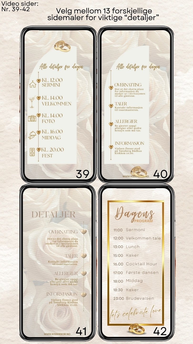 VIDEOINVITASJON BRYLLUP