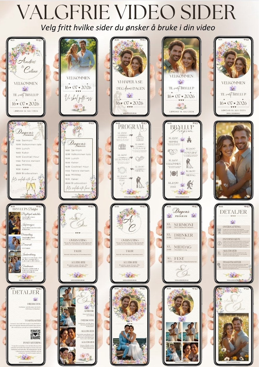 VIDEOINVITASJON BRYLLUP