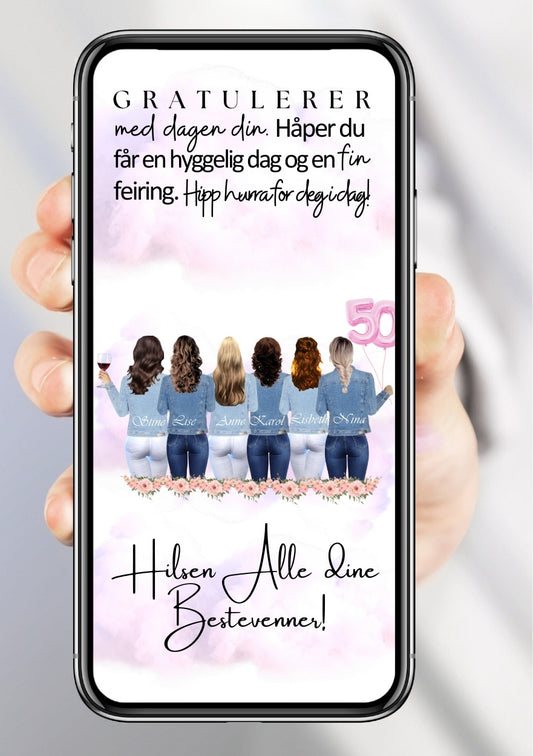 PERSONLIGE BURSDAGSKORT