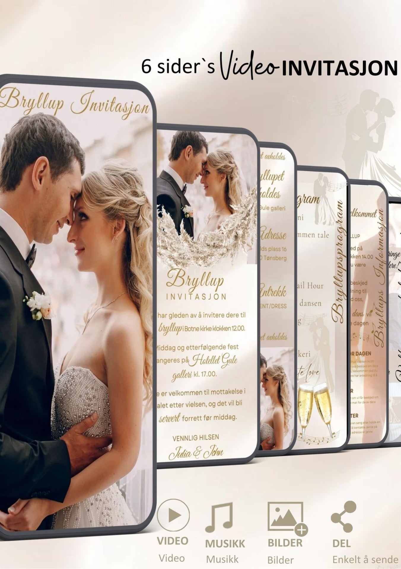 VIDEO INVITASJON BRYLLUP