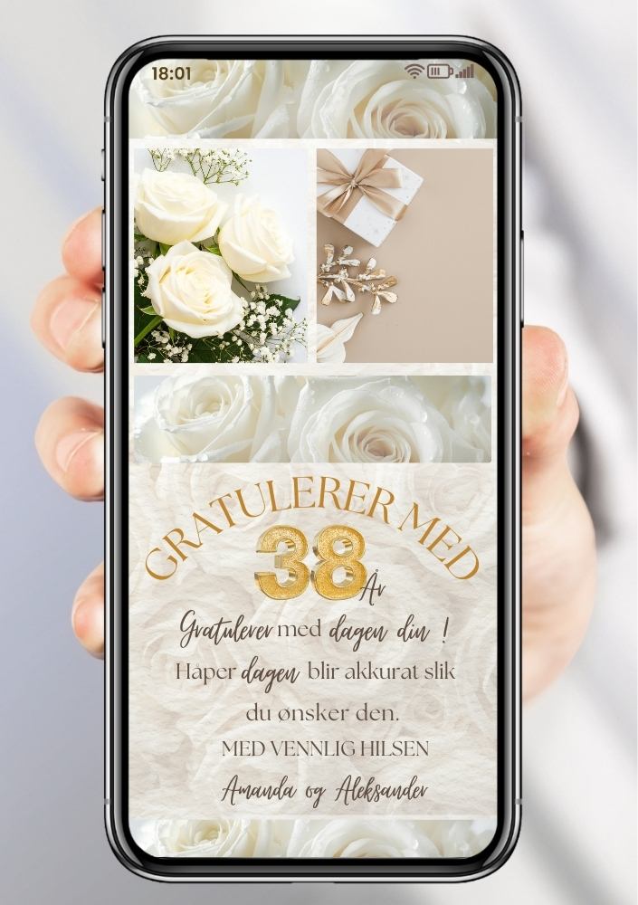 GRATULASJONSKORT BURSDAG