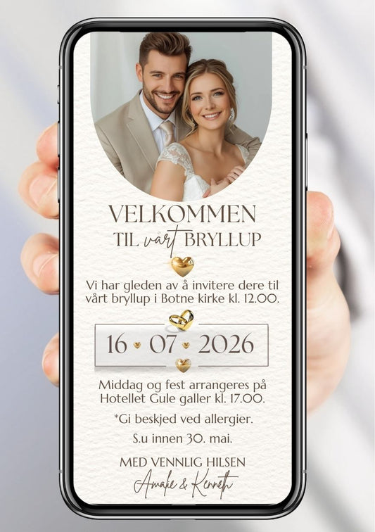 BRYLLUP INVITASJON