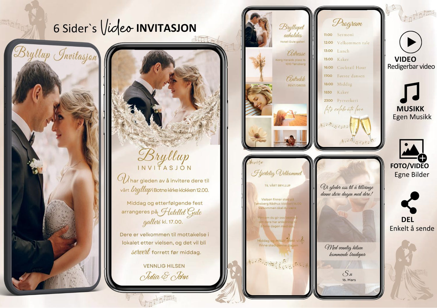 VIDEO INVITASJON BRYLLUP