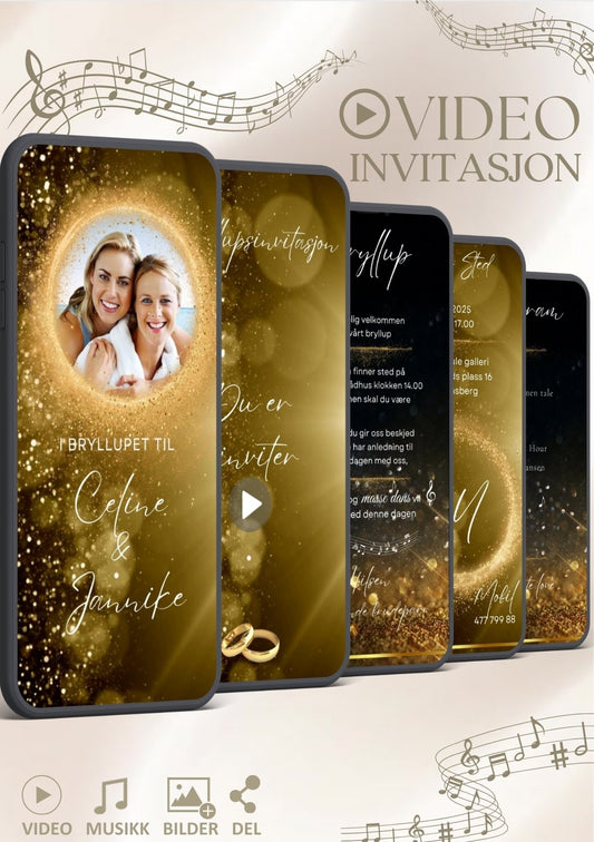 VIDEO INVITASJON BRYLLUP