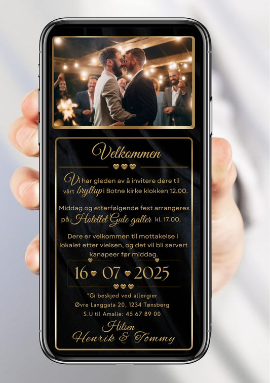 BRYLLUP INVITASJON