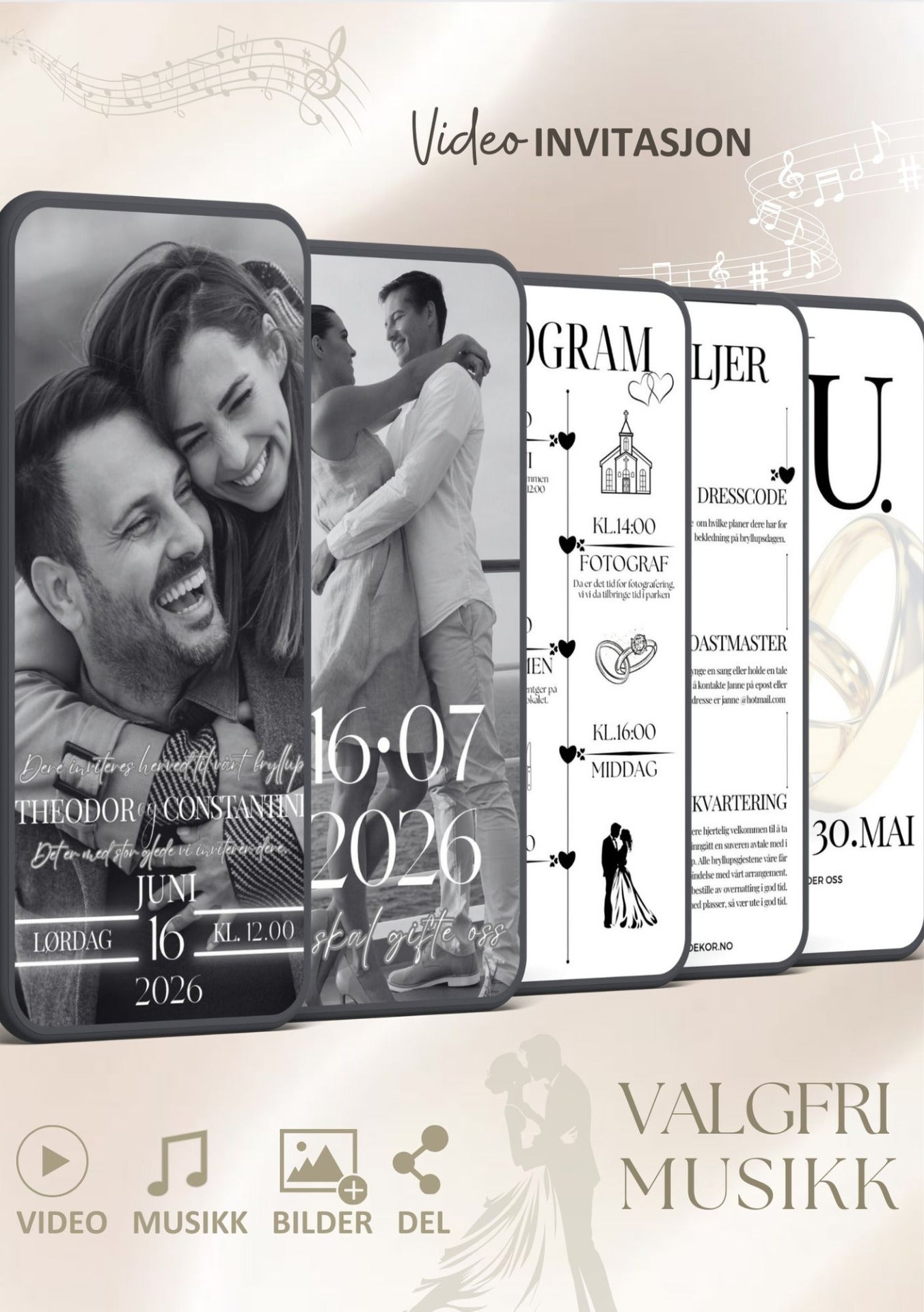 VIDEO INVITASJON BRYLLUP