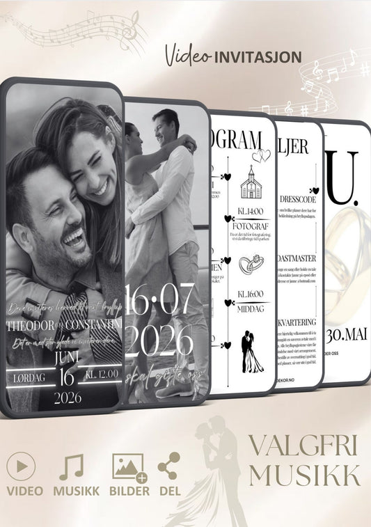 VIDEO INVITASJON BRYLLUP